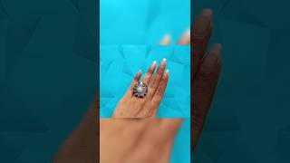 DIY Finger ring😳🙀woooww cute diySKRArtscraftsshortvideo subscribeviralvideoyshorts❤️💜 [upl. by Akerue]