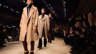 Burberry Winter 2016 Menswear [upl. by Mallina]