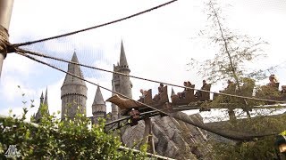 Flight of the Hippogriff  Universal Studios Hollywood  MACK Rides  Youngstar Coaster [upl. by Gentes]