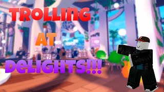 GOOFING AROUND AT DELIGHTS BAKERY Roblox Trolling [upl. by Yard283]