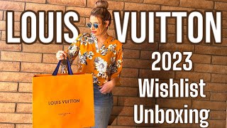 LOUIS VUITTON WISHLIST UNBOXING 2023  LOUIS VUITTON SPEEDY B 25 [upl. by Zashin]