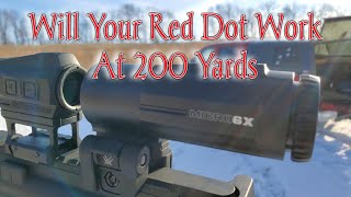 Will Your Red Dot Work At 200 Yards [upl. by Bridge]