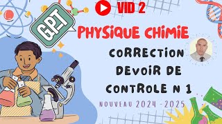 VID 122 CHATGPT corrige un devoir de physiquechimie de première année secondaire [upl. by Dnalrah]