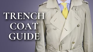 Trench Coat Guide  How To Wear amp Buy A Burberry or Aquascutum Trenchcoat [upl. by Leuams]