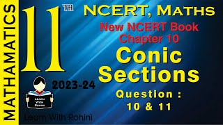 Conic Section Chapter 10  Question 10 amp 11  NCERT  Maths  Tamil  class 11 [upl. by Maurice]