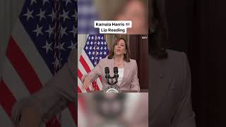 Kamala doesnt think Trumps hair is real 😬 [upl. by Airret36]