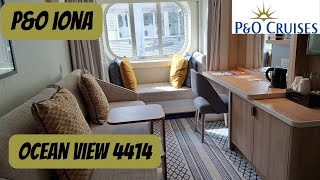 PampO  Iona  4414  Seaview Cabin [upl. by Dnaltruoc]