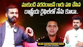 Major HarshaVardhan Chava About Major Mukund Varadarajan  Roshan Interviews  sumantvtimes [upl. by Aciraa114]