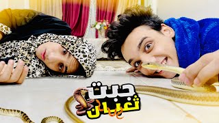 عملت مقلب في امي بتعبان حقيقي 🐍😂😂  القيصر [upl. by Jessabell950]