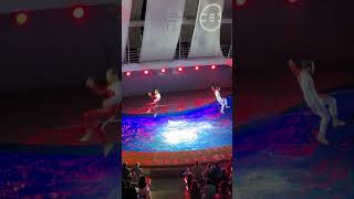 Shorts Royal Caribbean Symphony of the Seas Hiro AquaTheater Slackliners [upl. by Dicks]