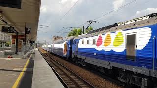 Spot en gare de Houilles Carrières sur Seine RER A Transilien L et J TER Normandie [upl. by Thomasa]