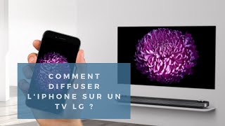 Comment diffuser liPhone sur un TV LG avec ApowerMirror [upl. by Koressa]