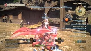 FINAL FANTASY XIV Rubellite Carbuncle Mount Demonstration [upl. by Acila]