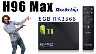 New and Improved H96 Max RK3566 8GB RAM Android 11 TV Box [upl. by Kreegar]