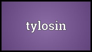 Tylosin Meaning [upl. by Giacopo292]