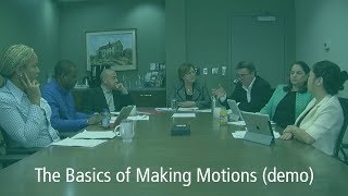 The Basics of Making Motions demo [upl. by Htor]