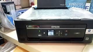 Cara setting wifi direct epson L455 [upl. by Haik]