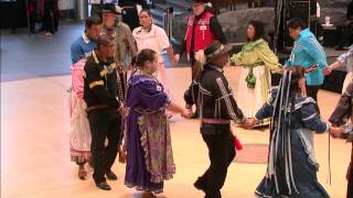 Chikasha Poya We Are Chickasaw  Stomp Dancers 1 [upl. by Oalsecnew]