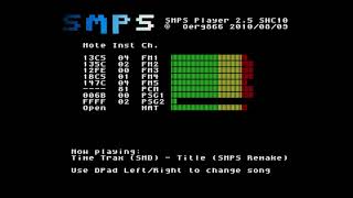 SMPS Remake Time Trax Genesis  Title Screen [upl. by Ardnazil]