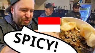 🇮🇩 Most authentic Indonesian street food in London [upl. by Irrehs]