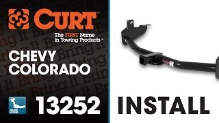 Trailer Hitch Install CURT 13252 on 2004 Chevrolet Colorado [upl. by Dacia]