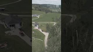 Indiana tornado narrowly misses house [upl. by Doy55]