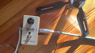 MXR Micro Amp Pedal [upl. by Lathrop416]