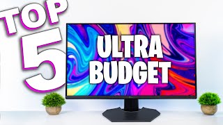 Top 5 UltraBudget Gaming Monitors [upl. by Kimberly]