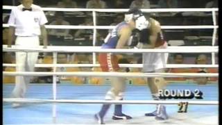 Olympics  1984 Los Angeles  Boxing  Lt Welterwts  USA Jerry Page VS YUG Mirko Puzovic imasports [upl. by Bond]