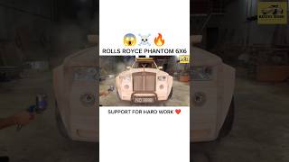 HOME MADE ROLLS ROYCE WOODEN CAR 🚗  rollsroyce shorts restoration [upl. by Hufnagel]