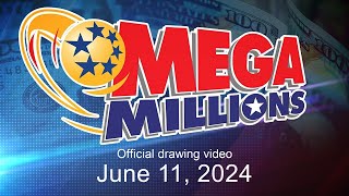 Mega Millions drawing for June 11 2024 [upl. by Yraeht]