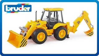 Bruder Toys JCB Backhoe Loader 02428 [upl. by Ybloc]