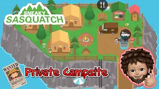 Sneaky Sasquatch  Create your own Private Campsite [upl. by Dej307]