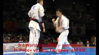 3rd World Cup 2005  Osaka Japan  semi final  D Popov vs Kou Tanigawa JAPAN [upl. by Ruthie]