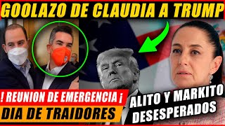 PLEITAZO ¡ CLAUDIA SHEINBAUM PARA EN SECO A DONAL TRUMP  DESPERADAS LAS RATAS DE ALITO Y MARKO [upl. by Jacinda808]