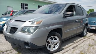 2004 Pontiac Aztek tour and startup [upl. by Eanore128]