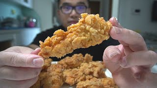 The Best CRISPY CHICKEN TENDERS  STRIPS Recipe [upl. by Yahc257]