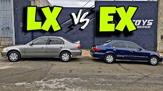 CIVIC EX VS CIVIC LX NO DINAMÔMETRO [upl. by Herra946]