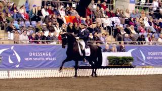 Sydney CDI 2014  Heath Ryan and Regardez Moi win the Grand Prix Freestyle CDI 3 [upl. by Birch]