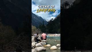 Gateway of langtang shorts travel hikking shortsfeed [upl. by Monti]