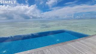 The Residence Maldives at Dhigurah  Deluxe Lagoon Pool Villa Room Tour [upl. by Alset]