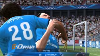 PES 2016 PS2 UEFA Champions League  18 Final  Real Madrid vs FC Zenit Saint Petersburg [upl. by Jeniece]