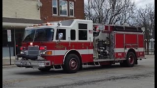 Bluffton Fire Department Engine 1 Responding Code 3 [upl. by Eydie]