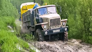 Legendary Soviet Trucks at Work KRAZ URAL ZIL amp Heavy Off Road [upl. by Enytsirhc]