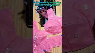 double Katori blouse stitching for beginners katoriblouse shots [upl. by Eniahpets]