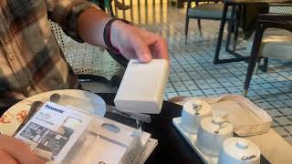 Panasonic BQCC87 portable charger unboxing [upl. by Margaretta]