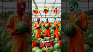 Brawlstar Rank 28 💪 Prison watermelon 🍉 Artist 🎯spiderman brawlstars marvel dc avengers [upl. by Eldnik978]