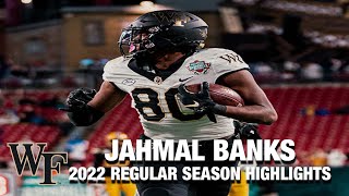 Jahmal Banks 2022 Regular Season Highlights  Wake Forest WR [upl. by Anirbak]