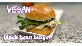 Black Bean burger recipe  VEGAN [upl. by Stefa]