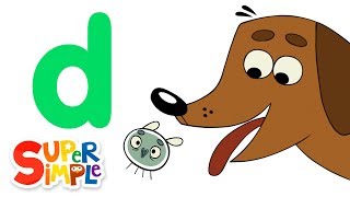 The Letter D  Learn The Alphabet  Super Simple ABCs [upl. by Anikat]